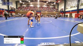 140 lbs Quarterfinal - Julius Caygill, R.A.W. vs Taylor Nelson, Cowboy Wrestling