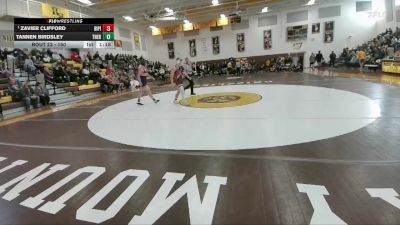 150 lbs Quarterfinal - Zavier Clifford, Big Piney vs Tannen Birdsley, Thermopolis