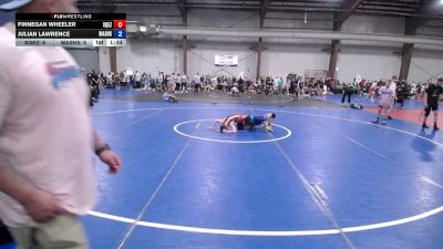 80 lbs Rr Rnd 5 - Finnegan Wheeler, Team Squeeze - MSB vs Julian Lawrence, Mat Assassins - MSB