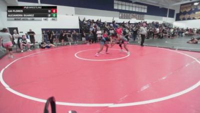 130 lbs Cons. Round 3 - Lia Flores, Trabuco Hills vs Alejandra Suarez, Legacy WC