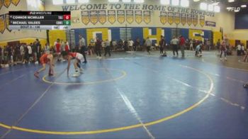 106 lbs Cons. Round 4 - Michael Valdes, Gladiator Wrestling vs Connor McMiller, Unattached