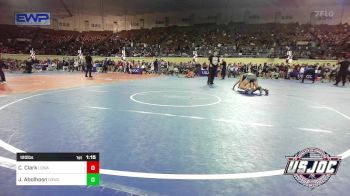 120 lbs Quarterfinal - Carleigh Clark, Lady Outlaw Wrestling Academy vs Juliette Abolhosn, D3 Wrestling Cluib