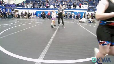 Round Of 16 - Cooper Vansyckle, Bridge Creek Youth Wrestling vs Eralynn Slaton, Bristow Youth Wrestling