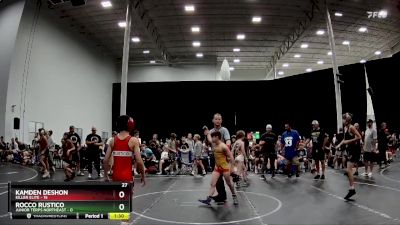 84 lbs Round 6 (8 Team) - Rocco Rustico, Junior Terps Northeast vs Kamden Deshon, Killer Elite