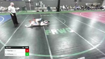 138 lbs Quarterfinal - Tommy Thomas, Bear Cave vs Grayson Williams, American Falls Wrestling Club