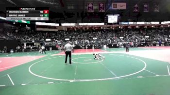 65 lbs 5th Place Match - Jackson Burton, PROA vs Mavric James, PAW3