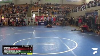 45 lbs Cons. Round 4 - Gabriel Ali (nw6), Westshore vs Odin Hembree (sw 2), Prodigy Wrestling Academy