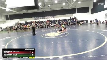 110 lbs Quarterfinal - Alondra Avila, Granada Hills Charter vs Caroline Collins, Carlsbad