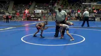 75 lbs Quarterfinal - Presley Beard, Kansas Young Guns vs Talyn Minney, Cushing Wrestling