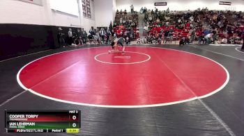 126 lbs Cons. Round 1 - Ian Lehrman, Fossil Ridge vs Cooper Torpy, ThunderRidge