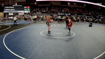 D 2 120 lbs Champ. Round 2 - Alex Rozas, Teurlings Catholic vs Drake Smith, Pearl River