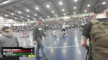 71 lbs Cons. Round 3 - Wil Brown, Green Canyon Juniors vs Anthony Bobadilla, Aviator Wrestling Club