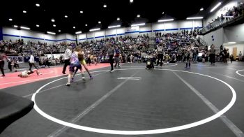 85 lbs Semifinal - JAY BEARBOW, Darko Valley Wolfpak vs Joel Ramirez, Hennessey Takedown Club