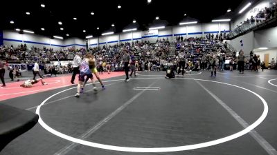 85 lbs Semifinal - JAY BEARBOW, Darko Valley Wolfpak vs Joel Ramirez, Hennessey Takedown Club