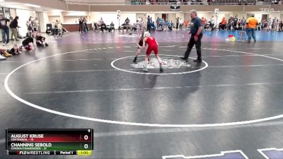 80 lbs Placement (4 Team) - Channing Sebold, Chaska/Chanhassen vs August Kruse, Centennial