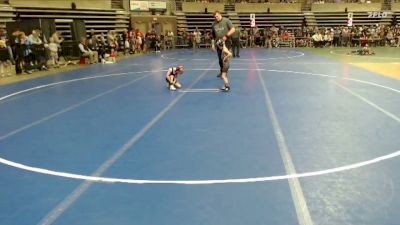 45 lbs Champ. Round 1 - Wyatt Streich, UNITED vs Malakai Ayers, Flat Earth