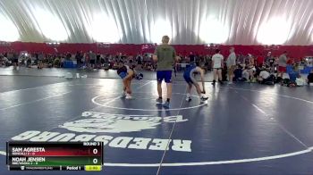 106 lbs Round 3 (10 Team) - Sam Agresta, Roncalli 2 vs Noah Jensen, BBE/Waska 2