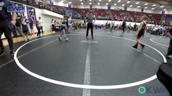 61 lbs Semifinal - Newt Peck, Hinton Takedown Club vs Karson Atkinson, Husky Wrestling Club