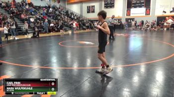 N-6 lbs Quarterfinal - Nash Wulfekuhle, DC Elite vs Cael Finn, Lone Tree Wrestling Club