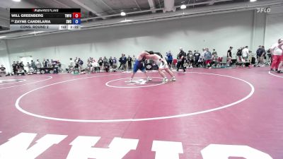 125 lbs Cons. Round 2 - Will Greenberg, The Wrestling Factory Of Cleveland vs Zayne Candelaria, Sunnyside Wrestling Club