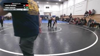 136 lbs Champ. Round 2 - Ashton Besmer, Buchanan vs James Gensaw, Del Norte