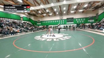 132 lbs Cons. Semi - Dino De La Cruz, Lovell vs Tyler Wenzel, Powell
