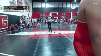 285 lbs Round 5 (12 Team) - Olivert Sanchez, Homedale vs Caleb Carpenter, Buhl High School