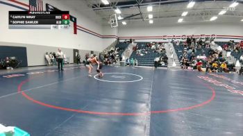 190 lbs 3rd Place Match - Sophie Samler, Allen Blue vs Caitlyn Wray, Rockwall
