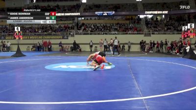 133 lbs Champ. Round 1 - James Anderson, Ouachita Baptist vs Eddie Bowman, CSU Pueblo