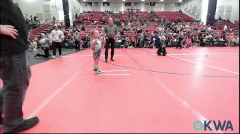 43 lbs Rr Rnd 1 - Vayda Enders, Kansas Young Guns vs Kennedi Vanbibber, Ponca City Wildcat Wrestling