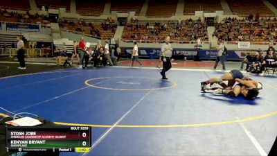 D3-157 lbs Quarterfinal - Kenyan Bryant, Snowflake vs Stosh Jobe, American Leadership Academy Gilbert