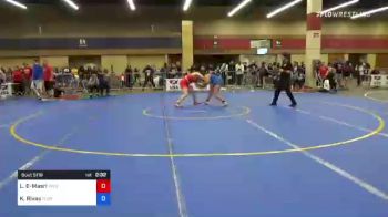 76 kg Round Of 32 - Lily El-Masri, Wyoming Seminary Wrestling Club vs Kalani Rivas, Florida