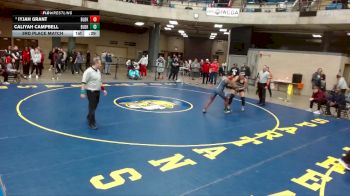 170 lbs 3rd Place Match - Iyjah Grant, Unattached vs Caliyah Campbell, Unattached