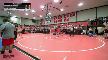 80 lbs Final - Landon Martinez, Bartlesville vs Hutch Landrum, Broken Arrow Jh