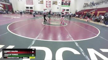 165 lbs Champ. Round 2 - Aubrey Maupin, Vale vs Yocelin Torrez, Burley