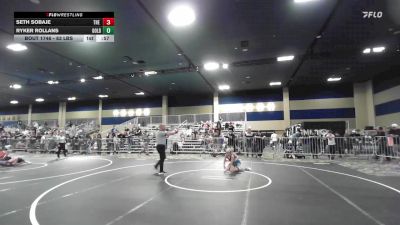 83 lbs Semifinal - Seth Sobaje, The Empire vs Ryker Rollans, Gold Rush Wr Ac