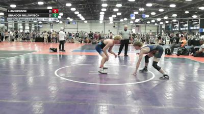 138 lbs Round Of 64 - Liam Henson, CA vs Brandon Millovitsch, CT
