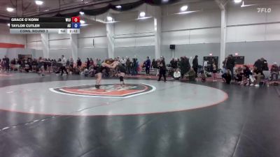145 lbs Cons. Round 2 - Grace O`Korn, West Liberty vs Taylor Cutler, Adrian