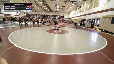 126 lbs Consi Of 8 #2 - Jayson Nigro, West Essex vs Justin Tuhari, Wayne Valley