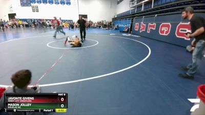 83 lbs Cons. Semi - JaVonte Givens, Windy City Wrestlers vs Mason Jolley, Douglas WC