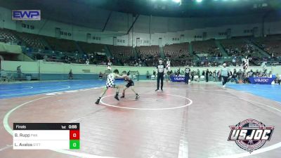 52 lbs Final - Beckett Rupp, Perry Wrestling Academy vs Liam Avalos, Standfast