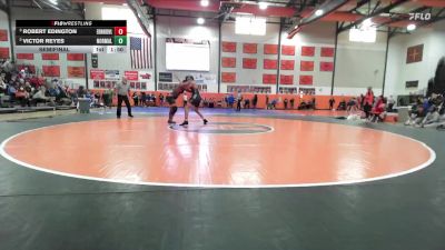 157 lbs Semifinal - Robert Edington, Edwardsville (H.S.) vs Victor Reyes, Normal (Community)