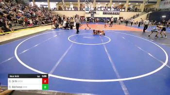 85 lbs Semifinal - Derek Orth, Sperry Wrestling Club vs Damian Barbosa, Rogers Iron Wrestling