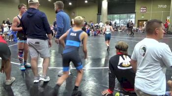 85 lbs Round 3 (6 Team) - Reece Fish, Alabama Elite Blue vs Maddox Bruchez, Rebel Wrestling