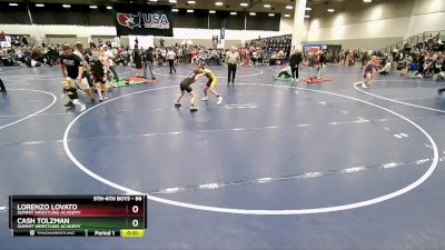 86 lbs Cons. Round 2 - Lorenzo Lovato, Summit Wrestling Academy vs Cash Tolzman, Summit Wrestling Academy