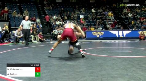 174 lbs Consi Of 8 #2 - Marcus Coleman, Iowa State vs Austin Bell, Lock Haven