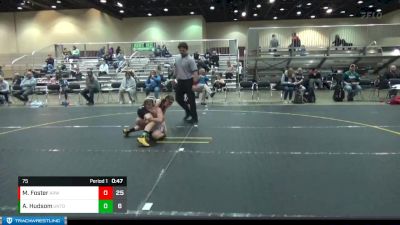 75 lbs Quarterfinals (8 Team) - Max Foster, ARES White vs Ayden Hudsom, Untouchables-Olympia