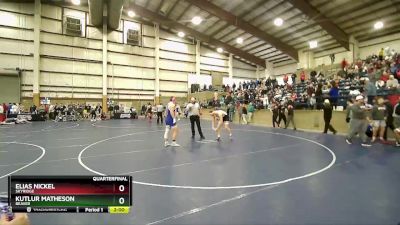 190 lbs Quarterfinal - Kutlur Matheson, Beaver vs Elias Nickel, Skyridge