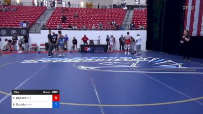 71 kg Cons 64 #2 - Xavier Chavez, Arizona vs Auston Eudaly, Bear Cave Wrestling Club