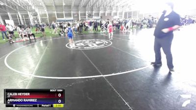 77 lbs Quarterfinal - Caleb Heyder, UT vs Armando Ramirez, ID